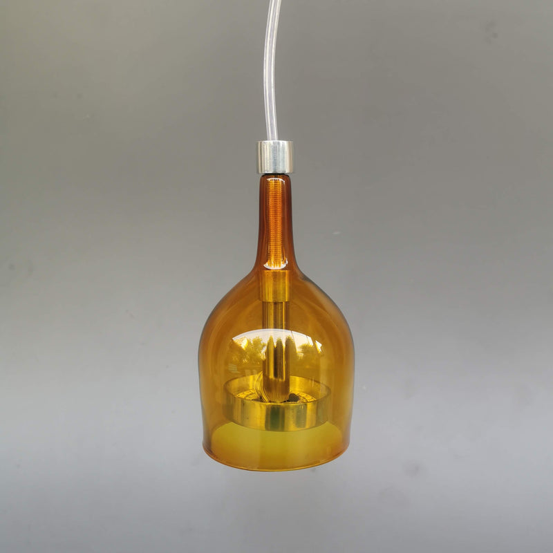 Pendant Lamp - Handblown Mystic Glow (Amber)