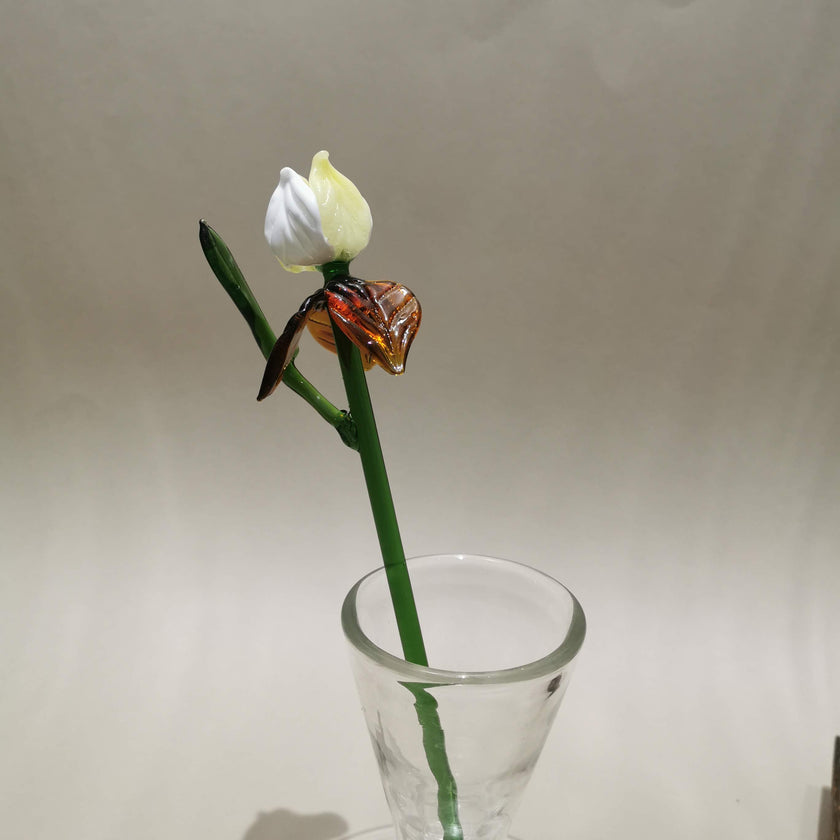 Venetian Rose Glass Flower
