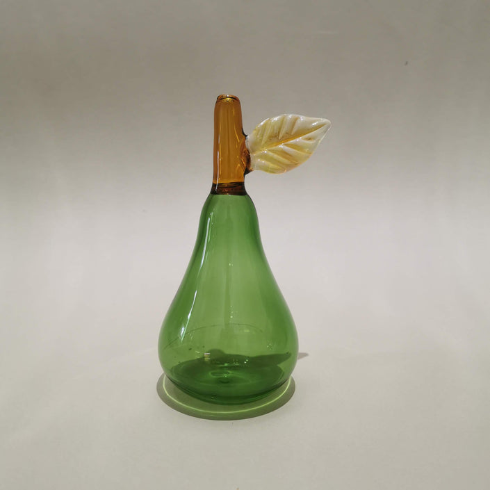 Murano Glass Style Decoration- Pear Green Art Glass