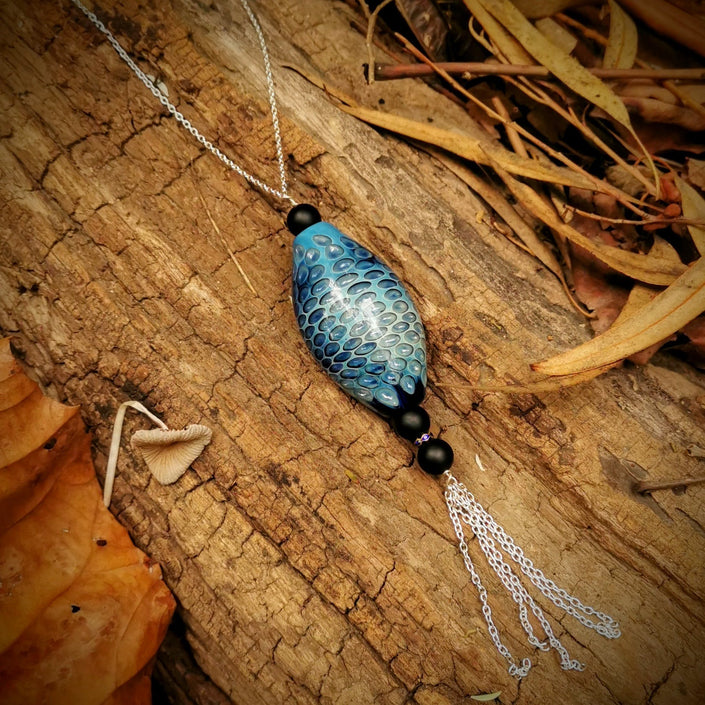 Bliss Amulet- Necklace (Blue)