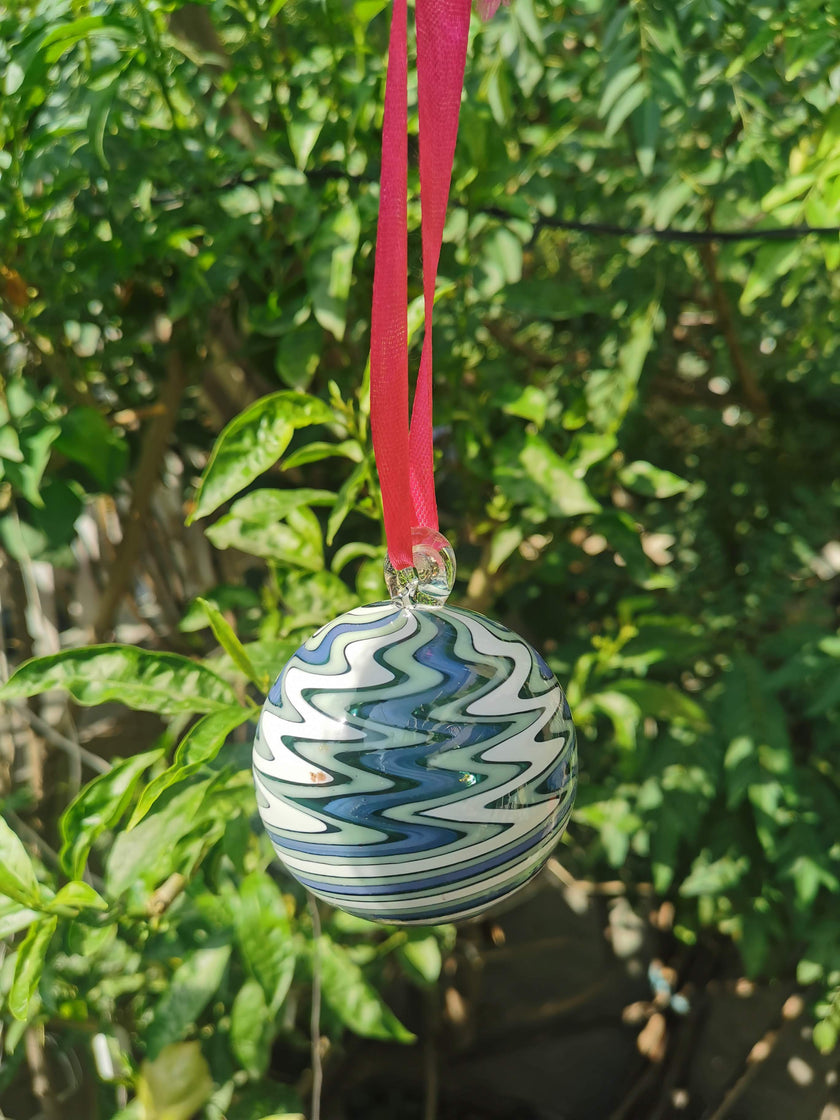 Chroma Hue -  Handblown Glass Ornament