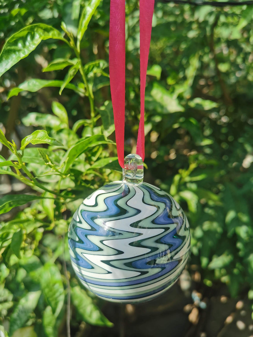 Chroma Hue -  Handblown Glass Ornament