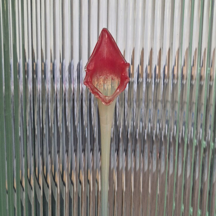 Crimson Reverie — A Botanical Glass Composition