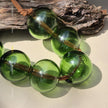 Verdant Halo Necklace | Handblown Glass Wearable Art