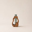 The Holding Form — Sculptural Wood & Glass Flower Holder