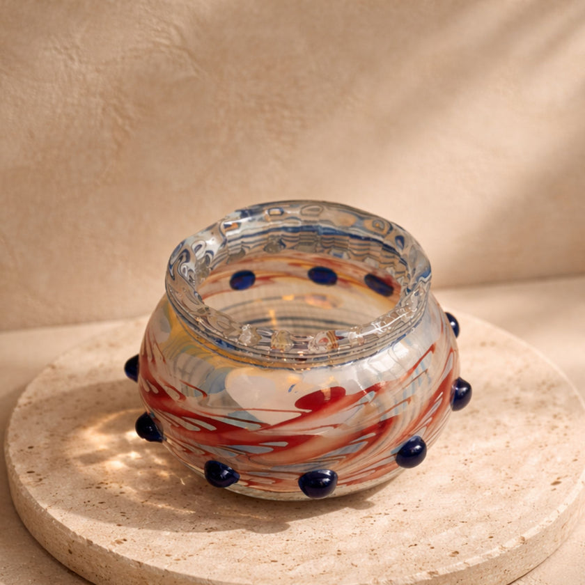 Art Glass  Bowl /Moroccan Dream