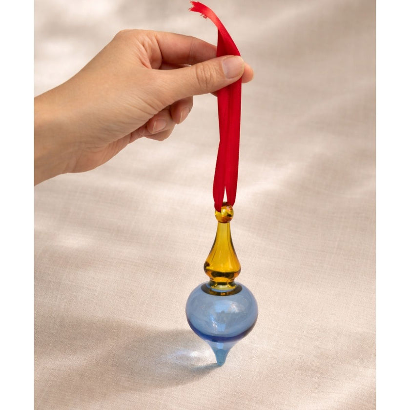 Handblown Glass Ornament - Splendour Jewel. Series 4 inch