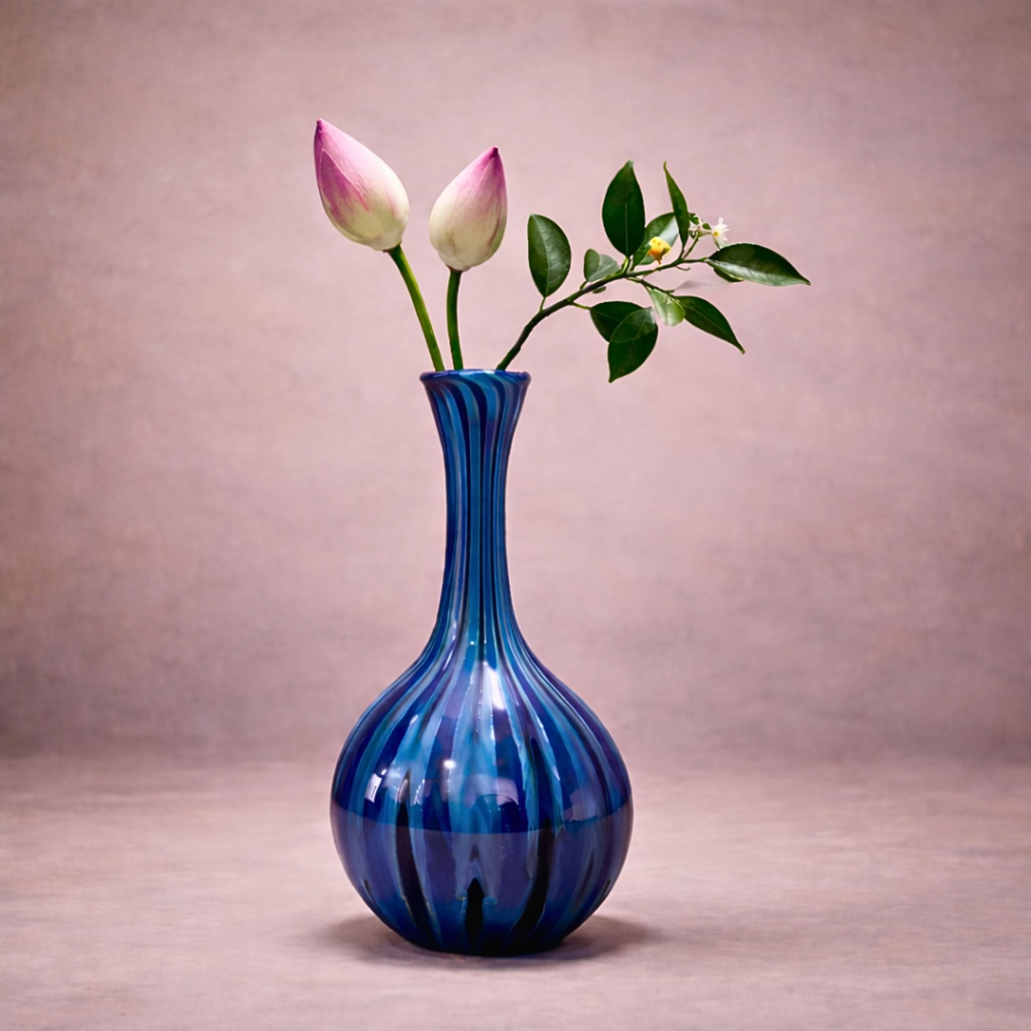 Bloom Art Holder - Blue Hues