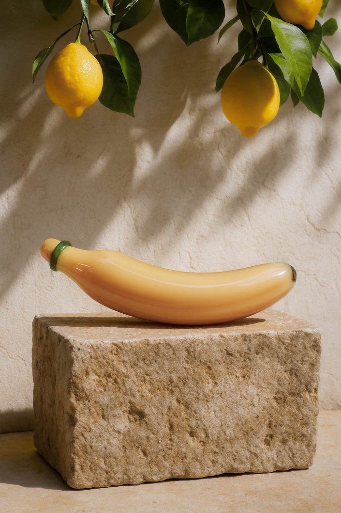 Murano Glass Style Decoration- Fruit Banana