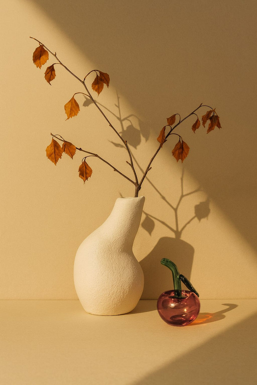 Murano Glass Style Decoration- Cherry Apples