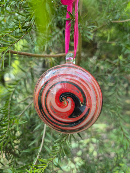 Fiesta Fusion -  Handblown Glass Ornament