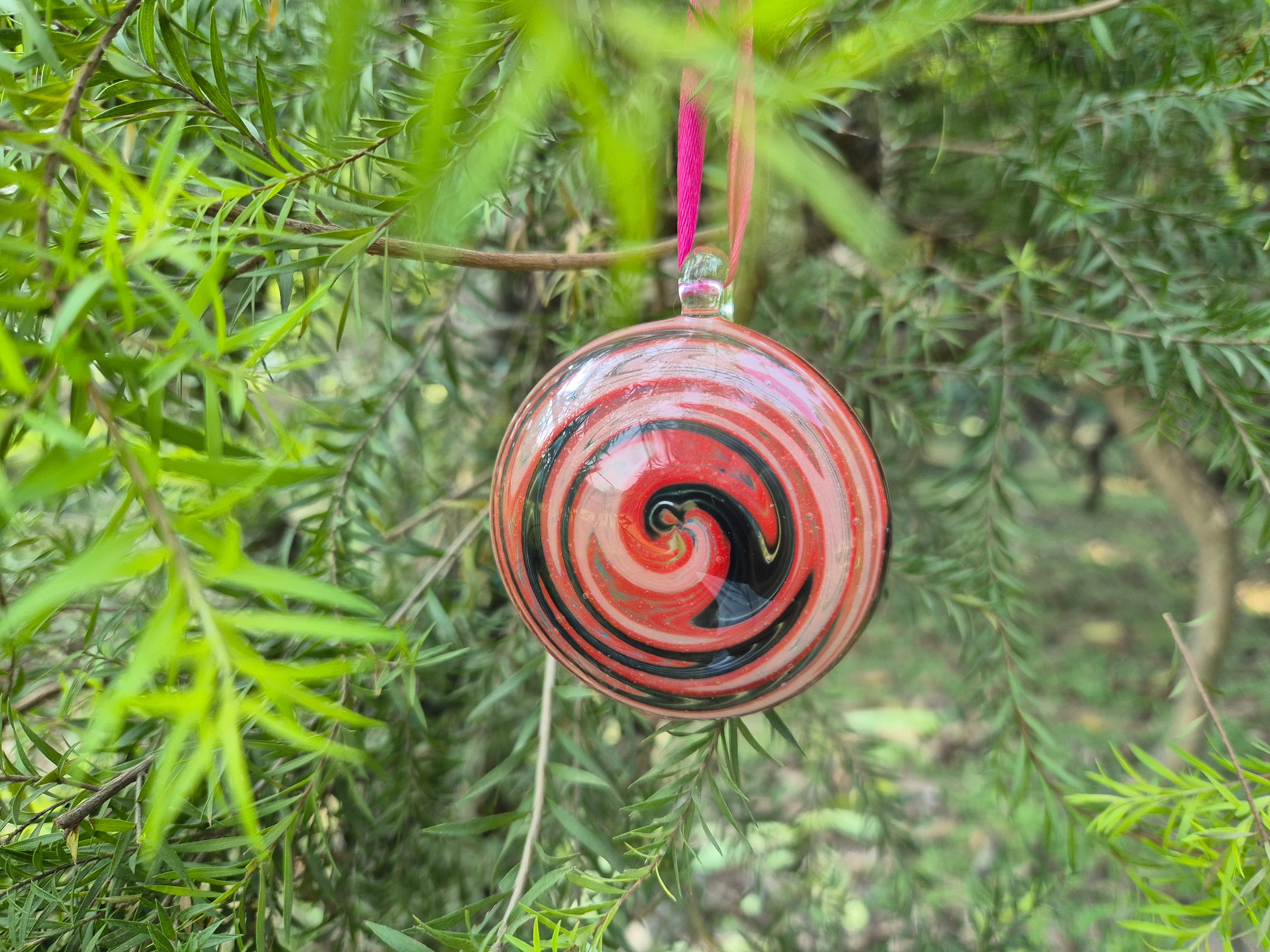 Fiesta Fusion -  Handblown Glass Ornament