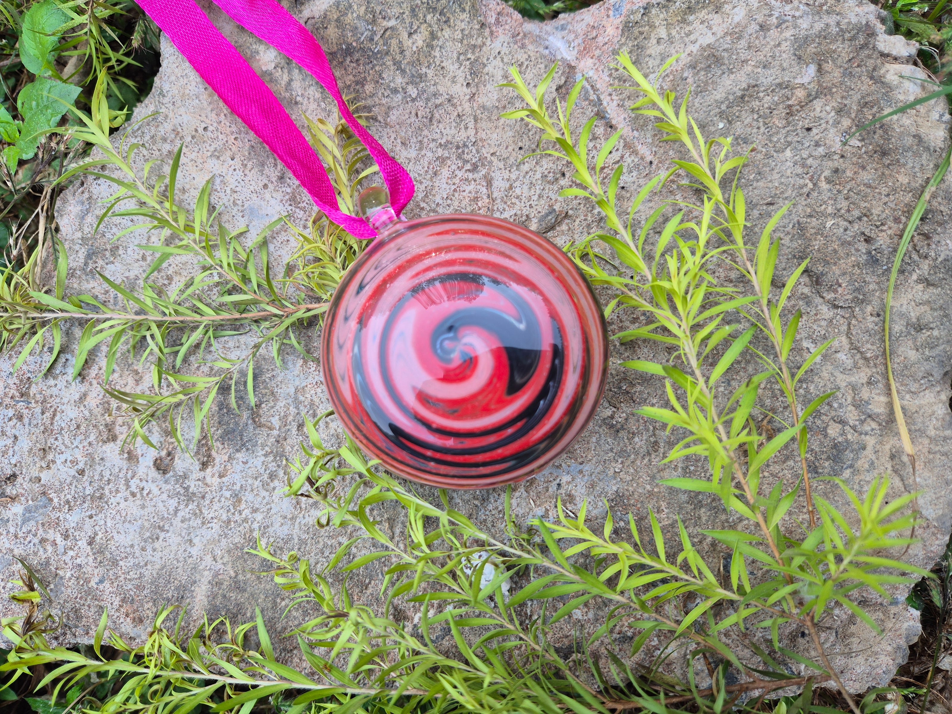 Fiesta Fusion -  Handblown Glass Ornament