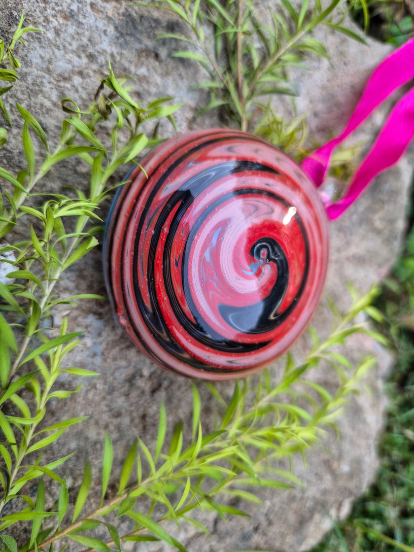 Fiesta Fusion -  Handblown Glass Ornament