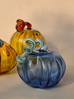 Murano-Style Glass Pumpkin Collectible