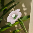Daisy Glass Flower Stem - Pink Whisper
