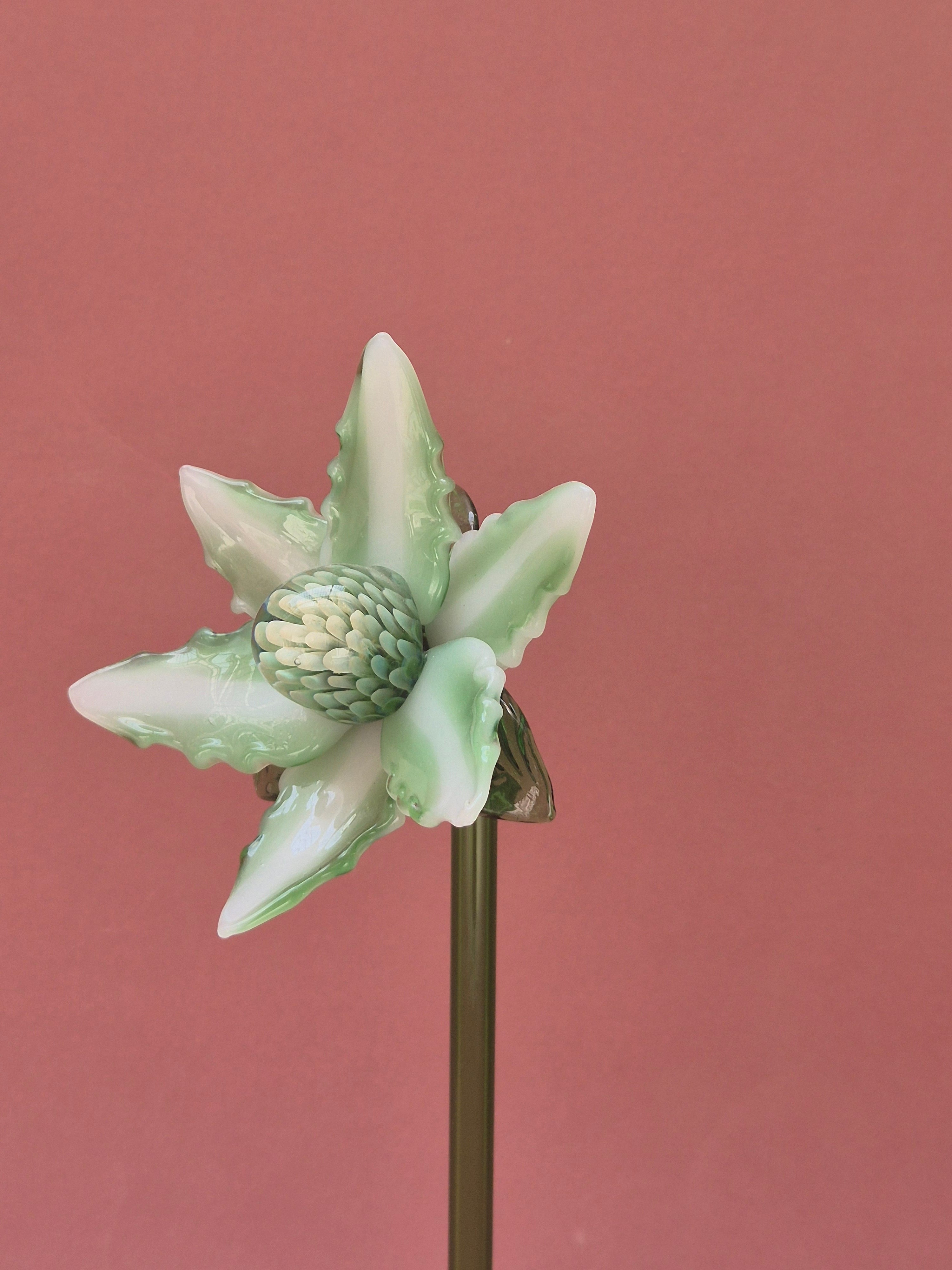 Primrose Magnolia- Handblown Glass Flower
