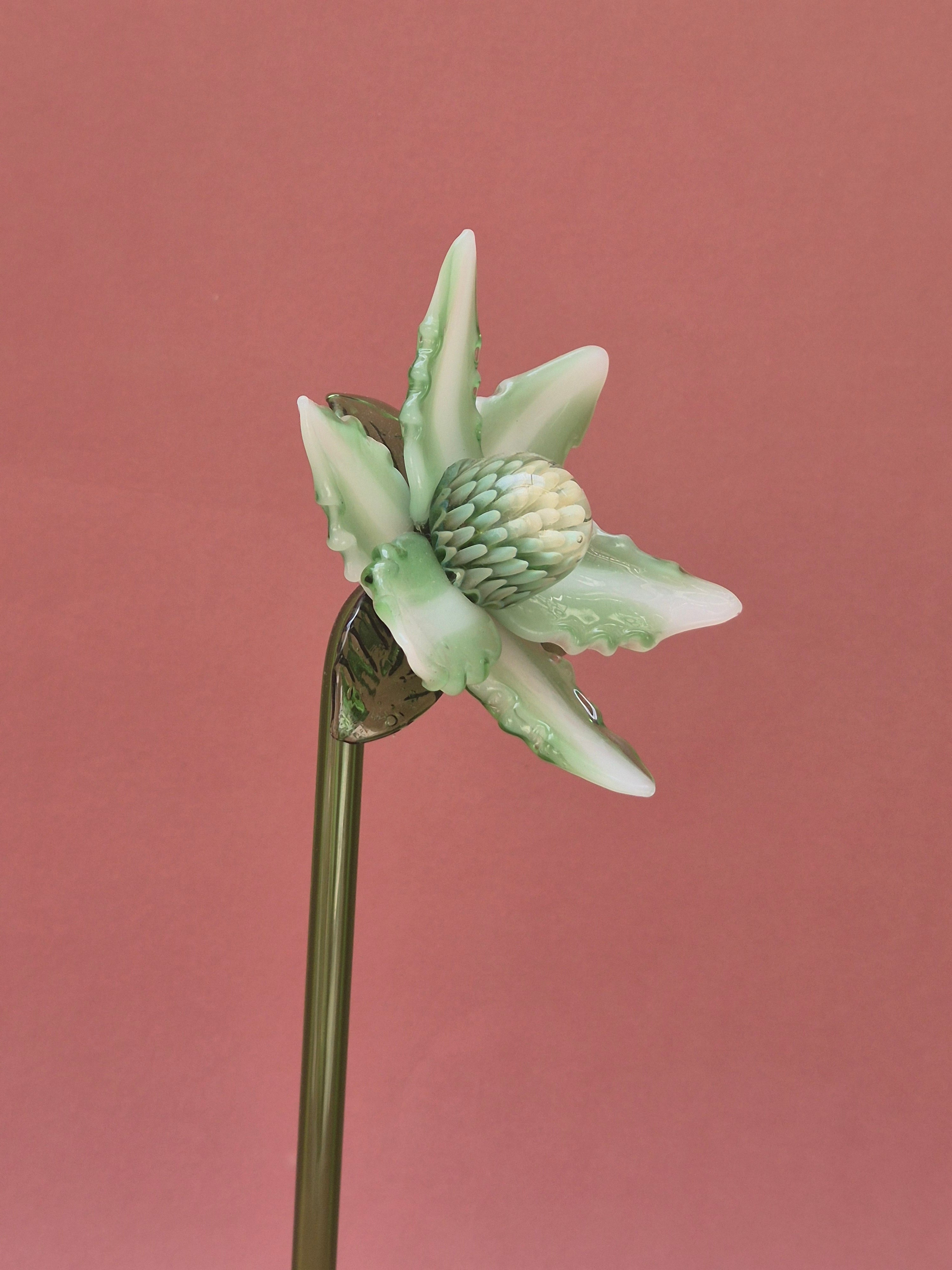 Primrose Magnolia- Handblown Glass Flower