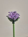 Amethyst Lisianthus- Handblown Glass Flower