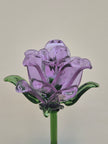 Amethyst Lisianthus- Handblown Glass Flower