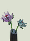 Viola Clematis- Hand-Blown Glass Flower