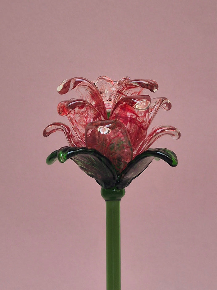 Rosalina Lisianthus- Handblown Glass Flower