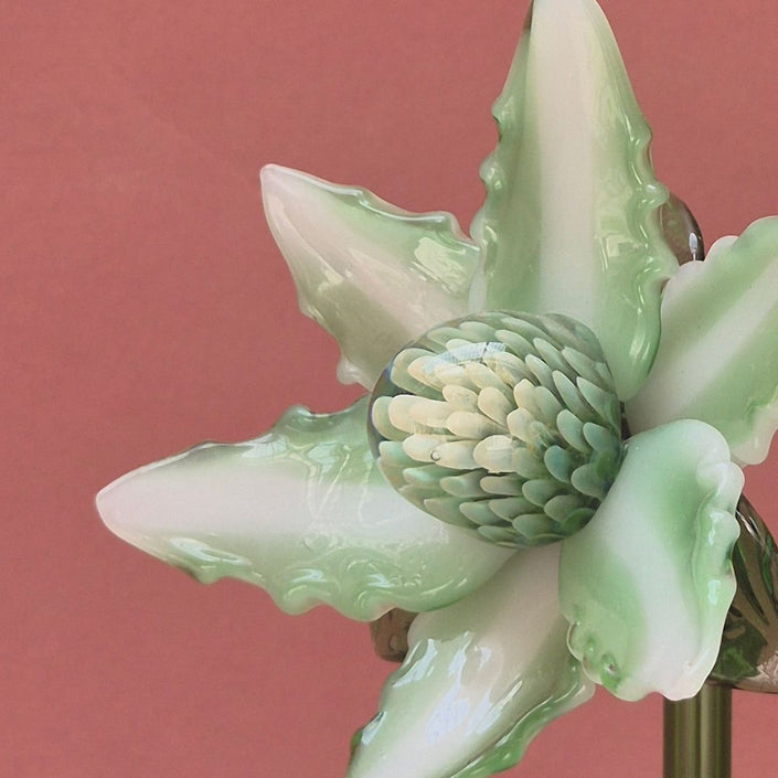 Primrose Magnolia- Handblown Glass Flower