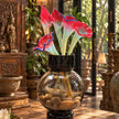 Crimson Reverie — A Botanical Glass Composition
