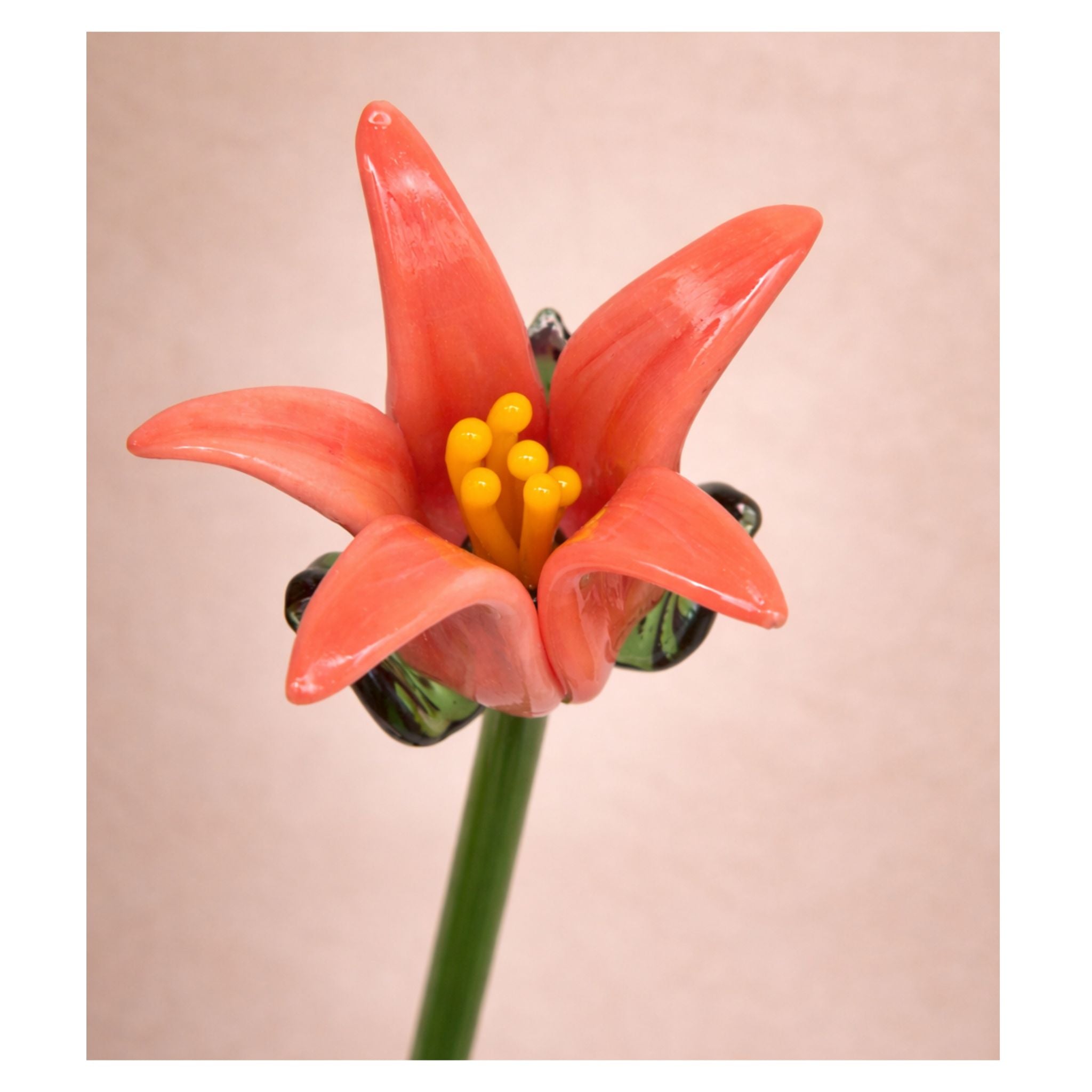 Tinsel Lillies- Glass Flowers &  Bouquet