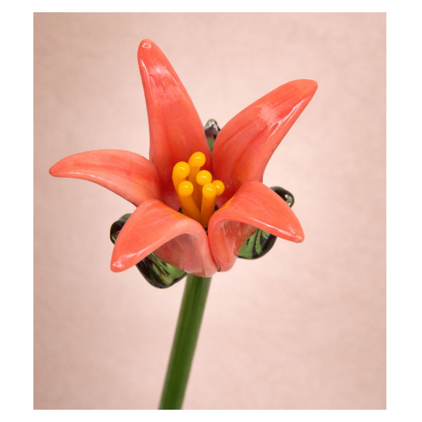 Tinsel Lillies- Glass Flowers &  Bouquet