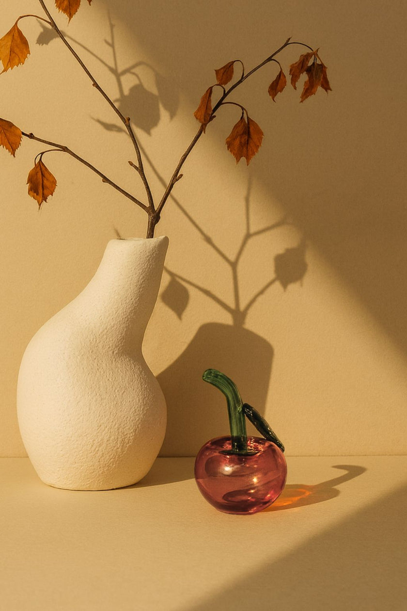 Murano Glass Style Decoration- Cherry Apples