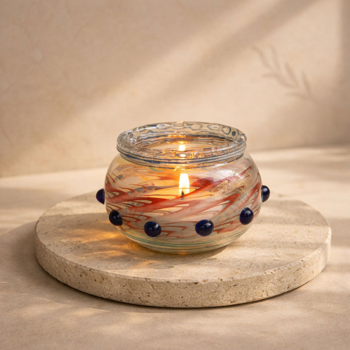 Art Glass  Bowl /Moroccan Dream