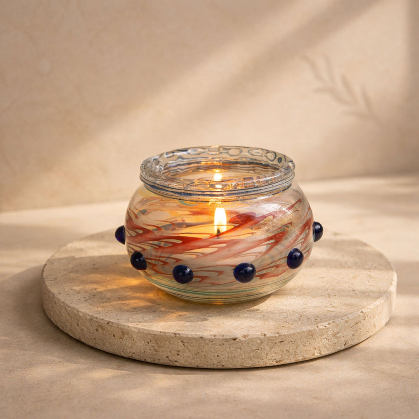 Art Glass  Bowl /Moroccan Dream