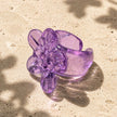 Amethyst Blossom | Handblown Glass Flower Ring