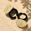 Ivory Bloom | Handblown Glass Statement Ring