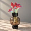 Crimson Reverie — A Botanical Glass Composition