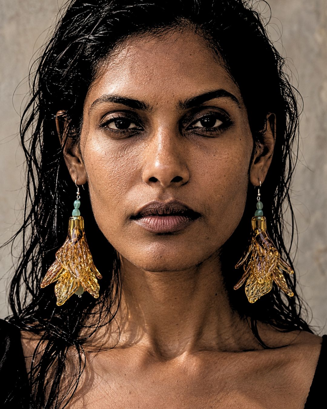 Wild Amber Earrings
