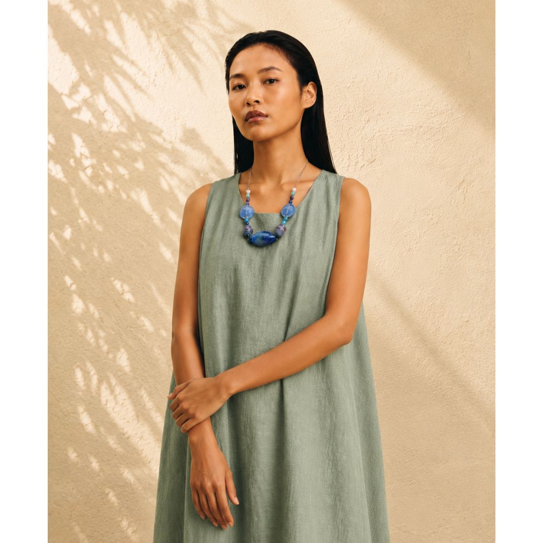 Blissful Heartstring- Necklace (Blue)