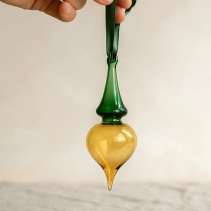 Handblown Glass Ornament - Splendour Jewel. Series (4 inches)