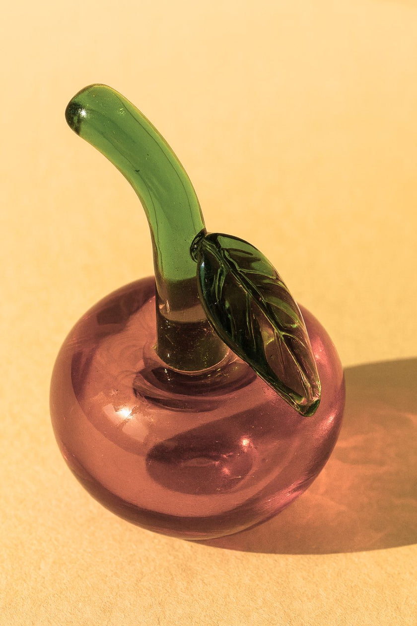 Murano Glass Style Decoration- Cherry Apples