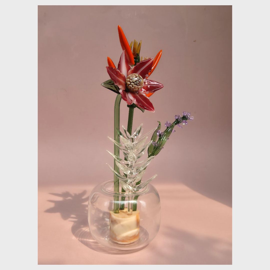 Crimson Flame Bouquet