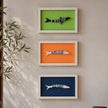 Modern Coastal Wall Art – Quirky Handblown Fish Design for Home & Gift Décor