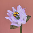 Lilac Clematis- Hand-Blown Glass Flower