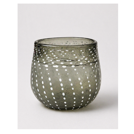 Mura Art Glass- Smoke Grey (single glass)