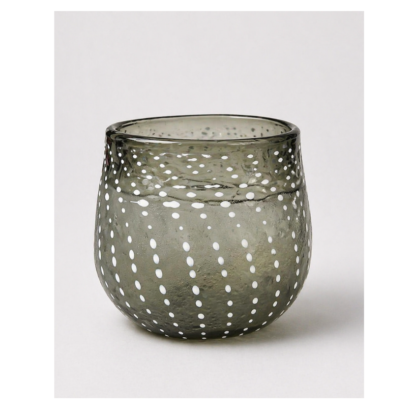 Mura Art Glass- Smoke Grey (single glass)