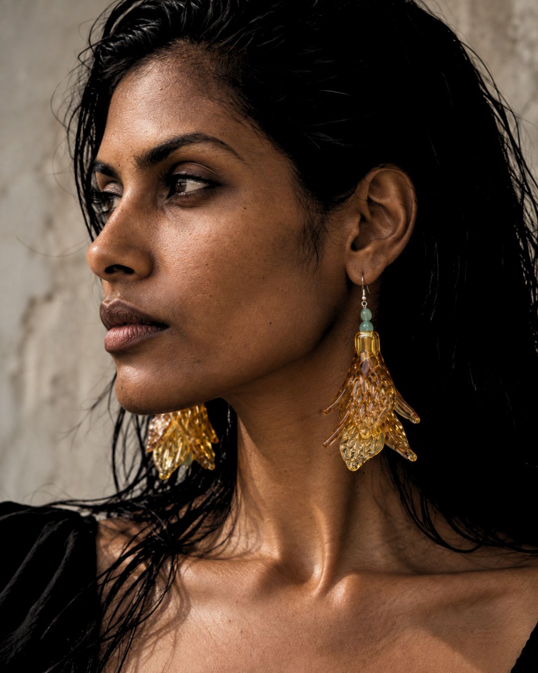 Wild Amber Earrings