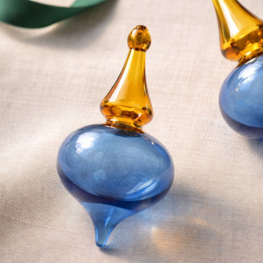 Handblown Glass Ornament - Splendour Jewel. Series 4 inch