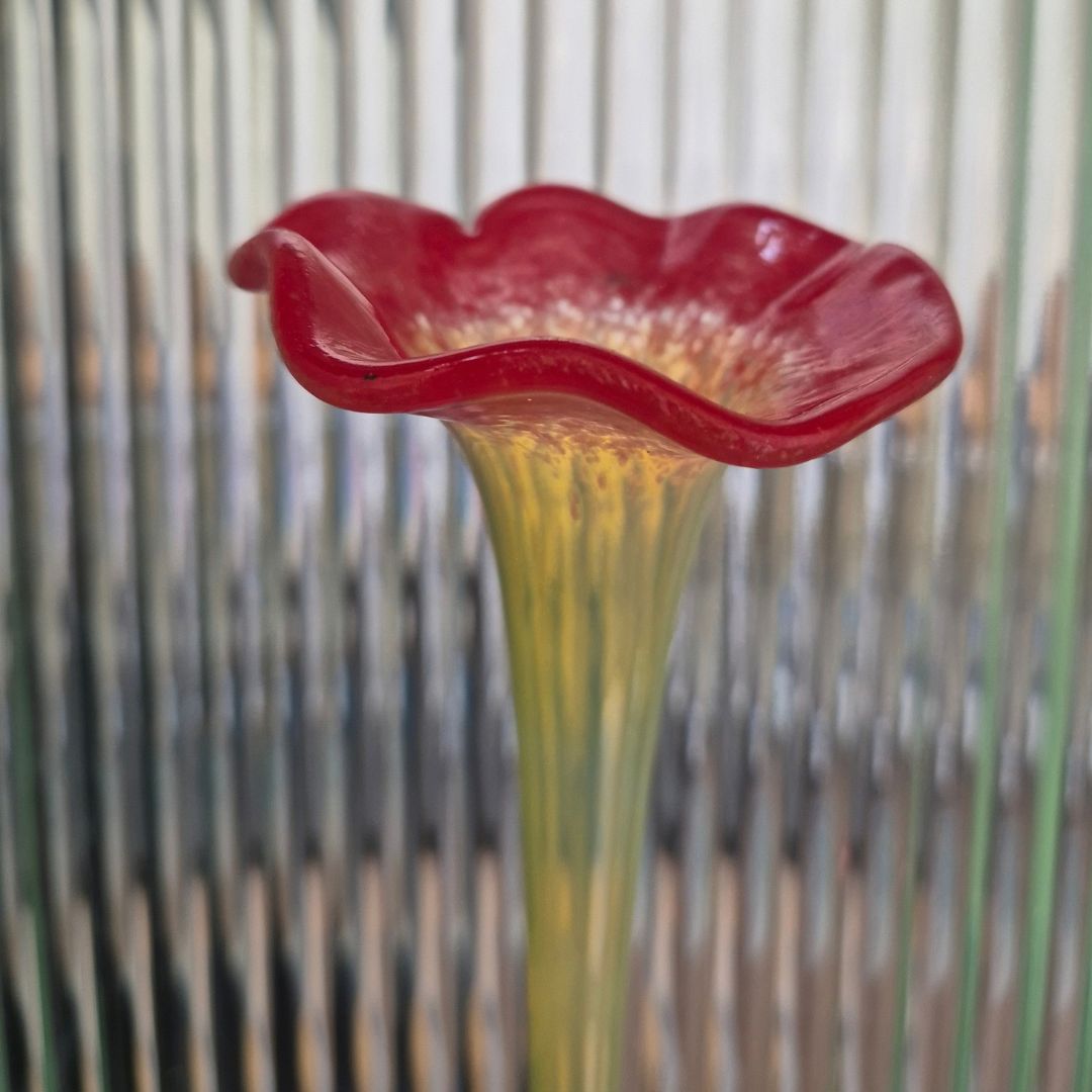 Crimson Reverie — A Botanical Glass Composition