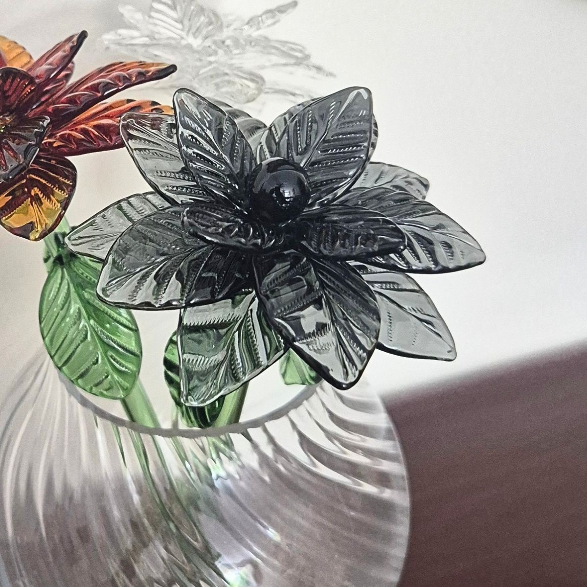 Glass Sunflower Stem- Helianthus Nebula