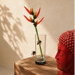 Heliconia Ignis | Handblown Glass Botanical Stem | 14 Inch